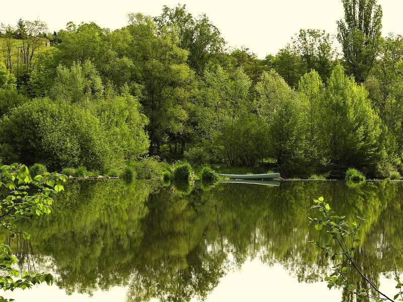 camping aan de rivier