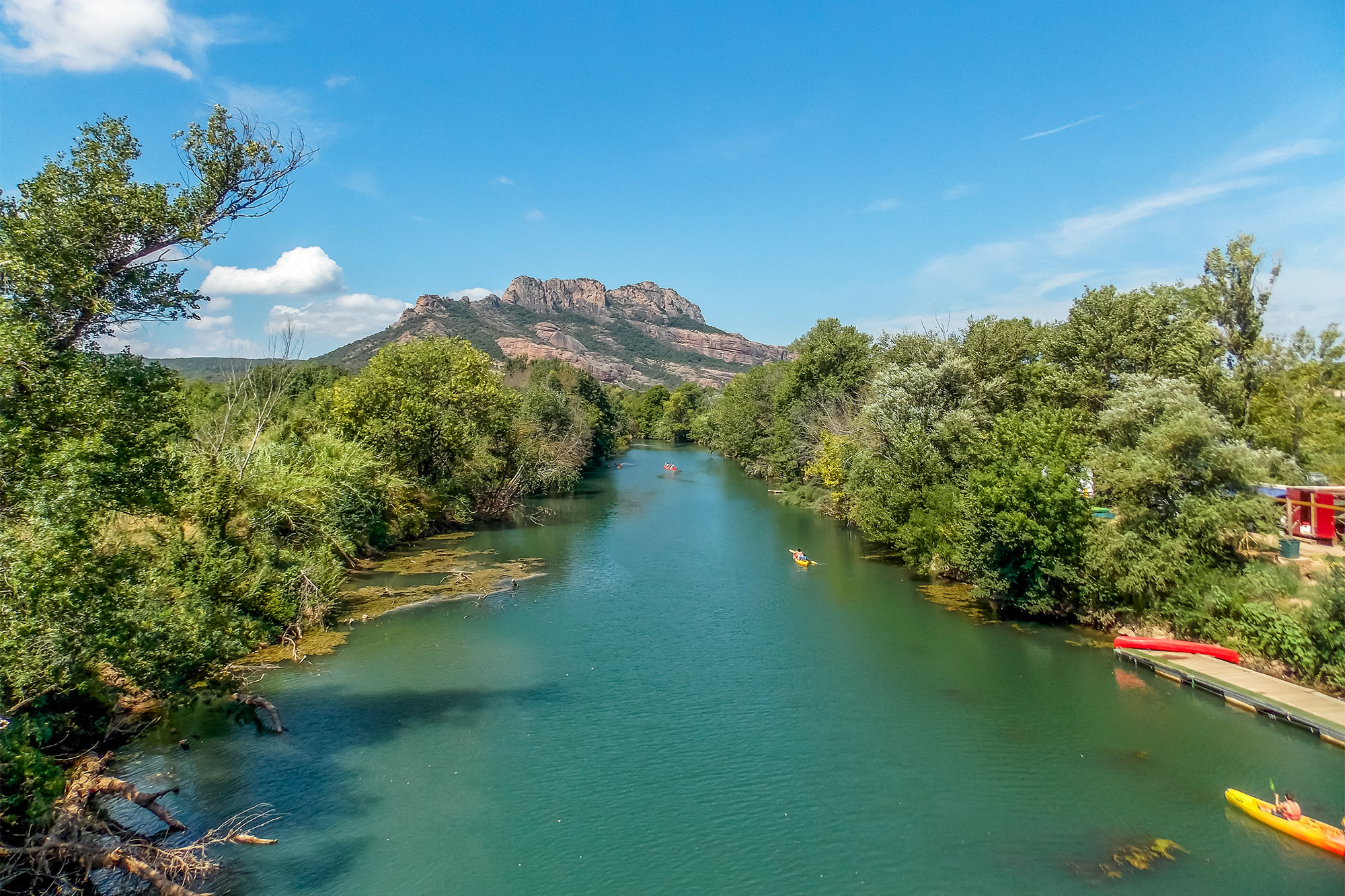 au pied du massif des maures