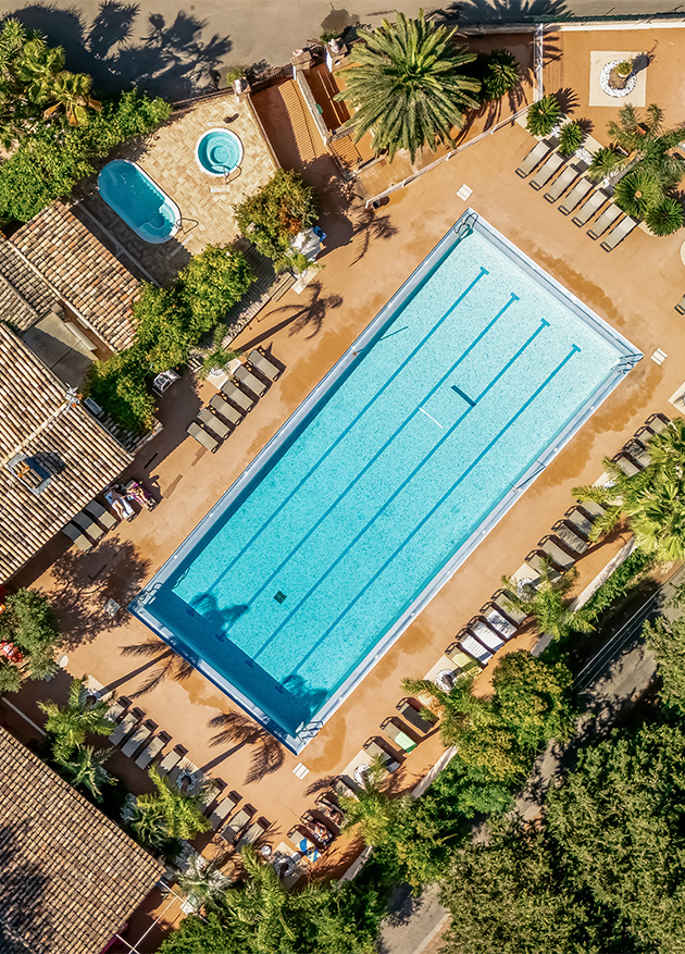 camping with heated swimming pool in the heart of provence