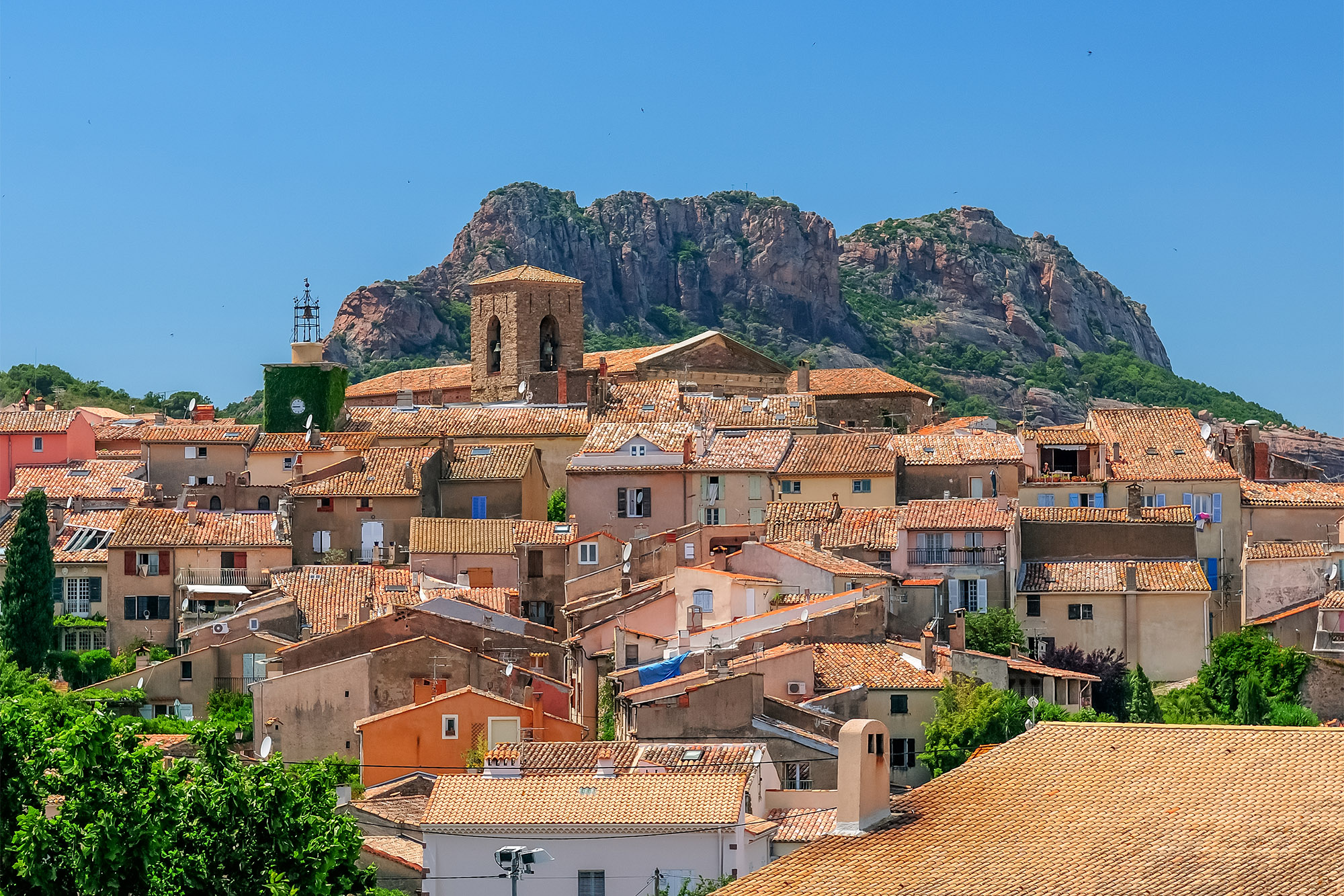 passage au rocher de roquebrune
