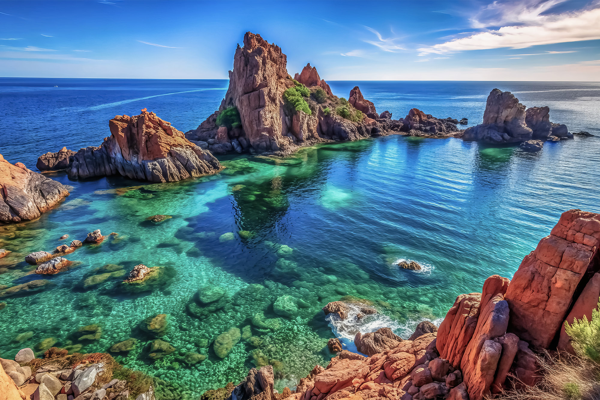 pointe de l aiguille esterel la nature en grand