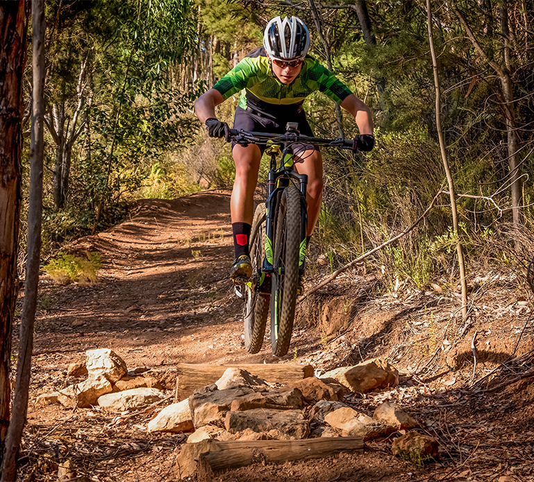 perfecte paden voor mountainbiken